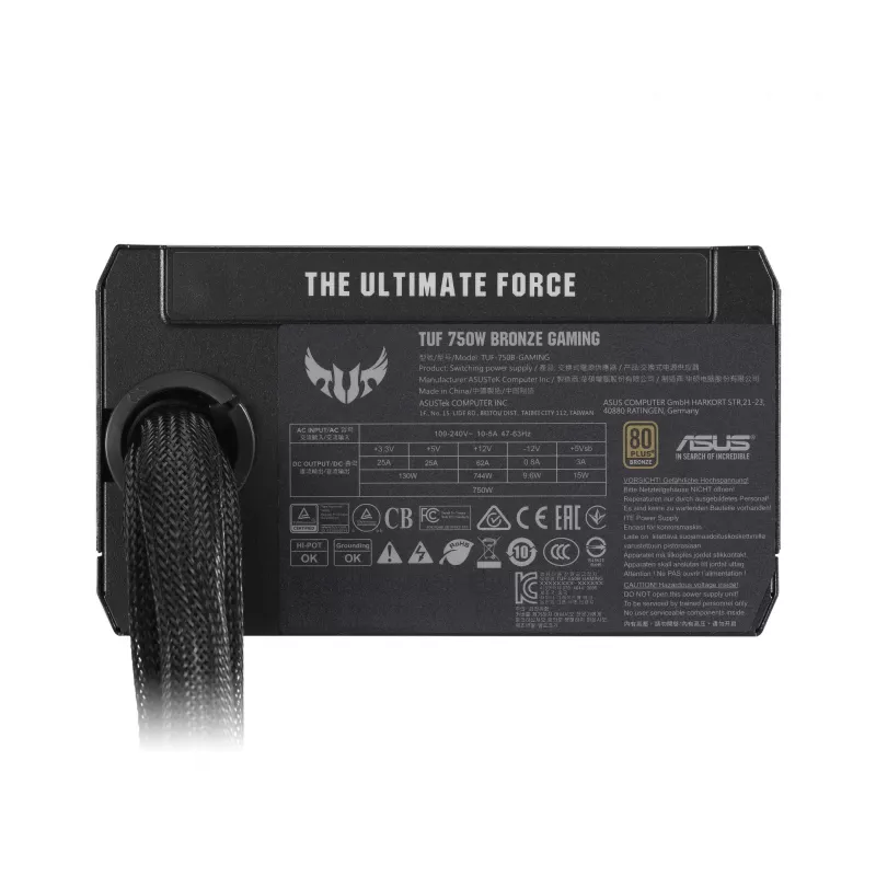 ASUS TUF-GAMING-750B alimentatore 750 W 20+4 Pin ATX ATX nero