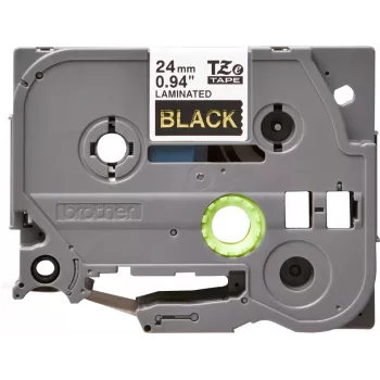 Nastro per etichettatura Brother TZe354 24mm oro su nero