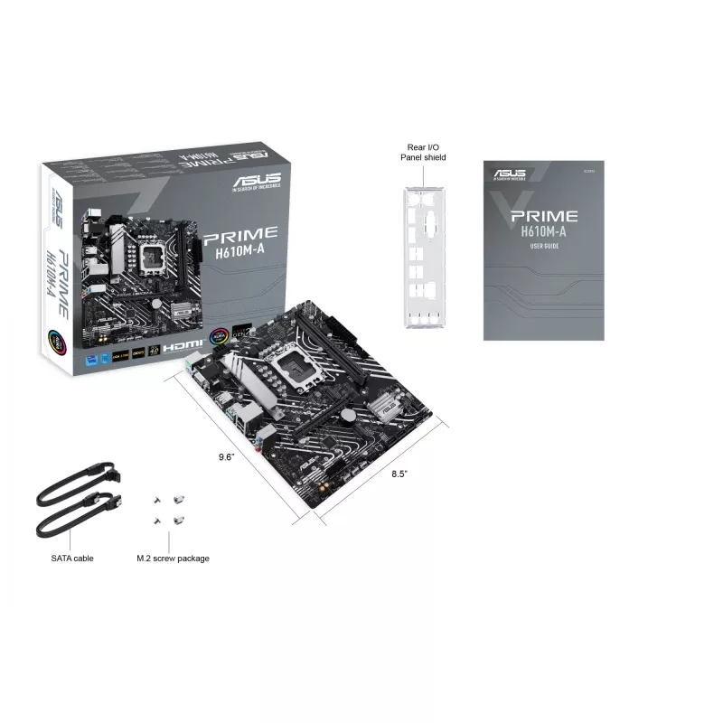 Scheda madre ASUS PRIME H610M-A-CSM Intel H610 LGA 1700 micro ATX