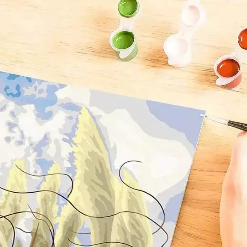 Set di pittura Ravensburger CreArt — „Gras im Wind“ (modello 23611) di Ravensburger