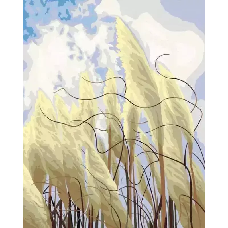 Set di pittura Ravensburger CreArt — „Gras im Wind“ (modello 23611) di Ravensburger