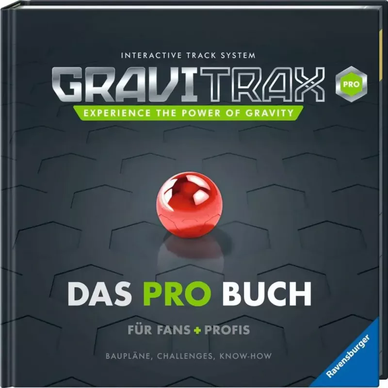 Libro con copertina rigida Ravensburger GraviTrax Pro — guida per fan e professionisti (48973)