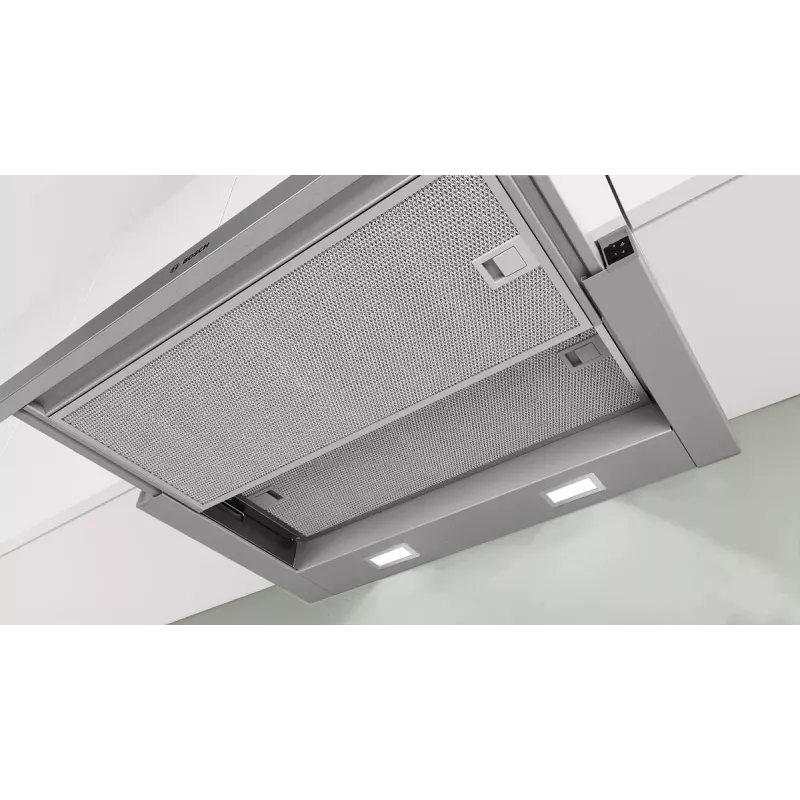 Cappa aspirante Bosch Serie 2 DFL063W57 semiintegrata (estraibile) metallico, argento 351 m³/h