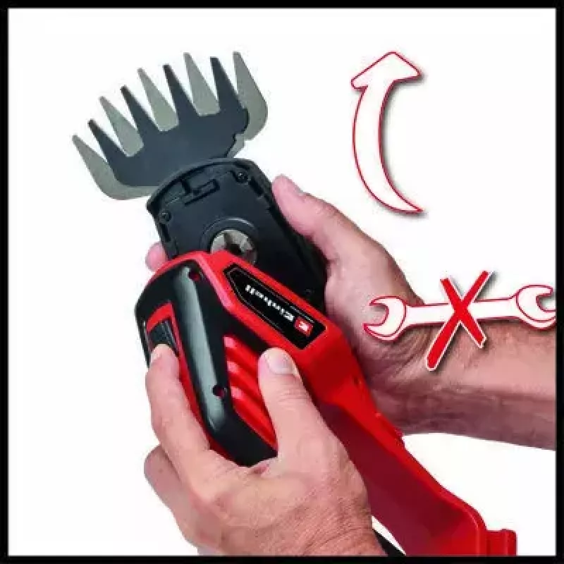 Cesoia per erba a batteria Einhell GE-CG 18/100 Li T-Solo 10 cm 18 V