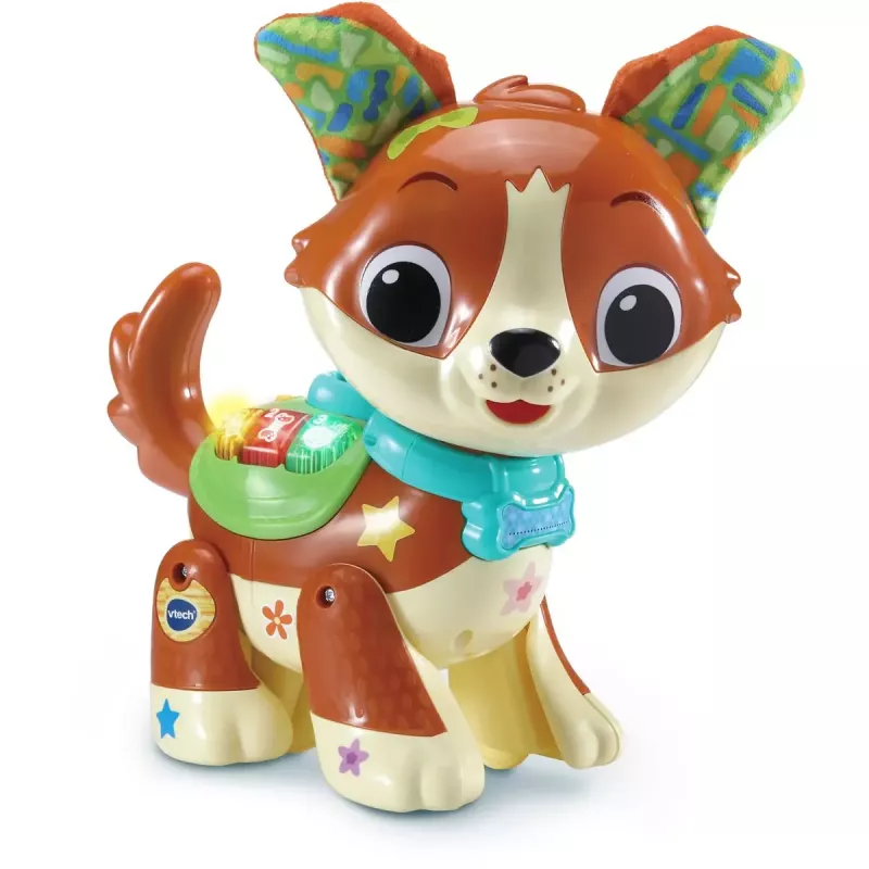 Personaggio giocattolo VTech Run With Me Puppy 80-552564 giocattolo educativo interattivo con suoni e movimento