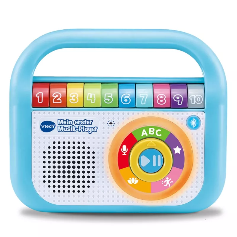 VTech Baby il mio primo lettore musicale, giocattolo musicale, 2 anno/i, AA, 480 g, blu, bianco
