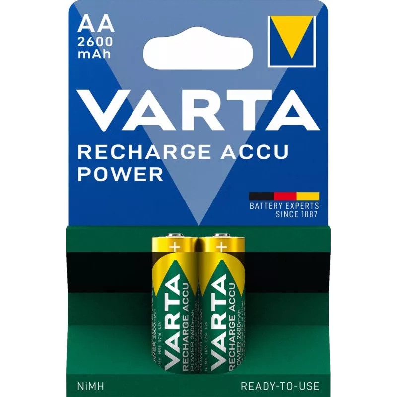 Batteria ricaricabile VARTA AA NiMH 2600mAh