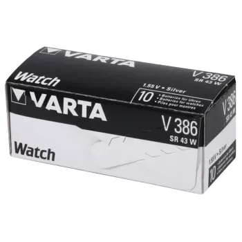 Pila monouso all'ossido d'argento Varta V386 (SR43), 1,55 V