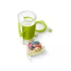Portapranzo EMSA CLIP & GO 0,45 L plastica verde, trasparente 1 pezzo