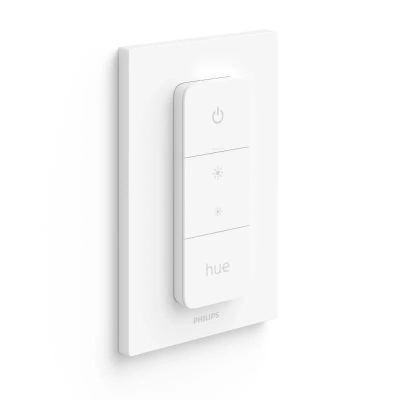 Philips Dimmer Switch (modello più recente), dimmer e interruttore, IEEE 802.15.4, IP20, esterno, pulsanti, bianco
