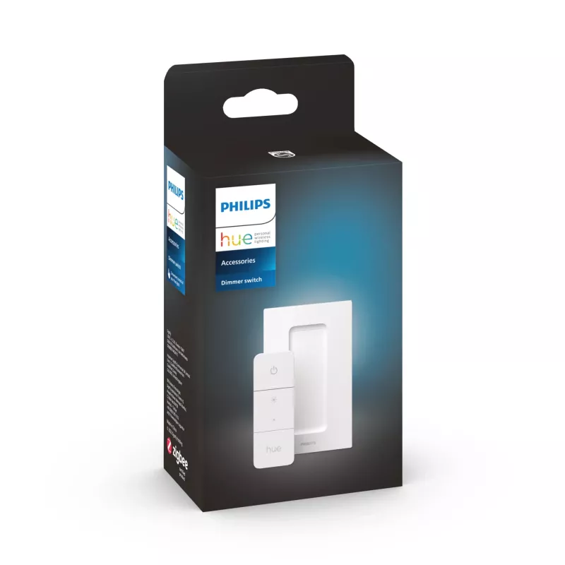 Philips Dimmer Switch (modello più recente), dimmer e interruttore, IEEE 802.15.4, IP20, esterno, pulsanti, bianco
