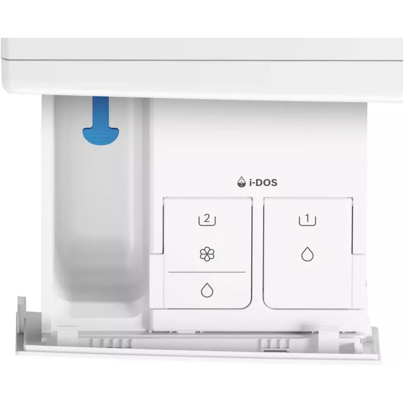 Bosch Serie 8 WGB244A40 lavatrice a carica frontale, 9 kg, 1400 giri/min, i-Dos, bianco/nero