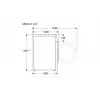 Bosch Serie 8 WGB244A40 lavatrice a carica frontale, 9 kg, 1400 giri/min, i-Dos, bianco/nero