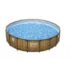 Bestway 56977 piscina autoportante con struttura in acciaio rotonda 23062 L marrone