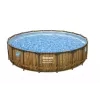 Bestway 56977 piscina autoportante con struttura in acciaio rotonda 23062 L marrone