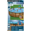 Bestway 56977 piscina autoportante con struttura in acciaio rotonda 23062 L marrone