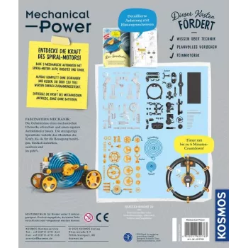 Kosmos Mechanical Power, robot, ingegneria, 8 anni, multicolore