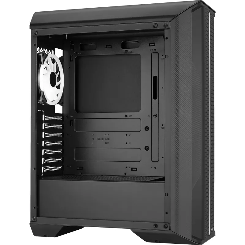 Aerocool Splinter Duo-G-BK-v1 case ATX Mid Tower, vetro temperato, nero