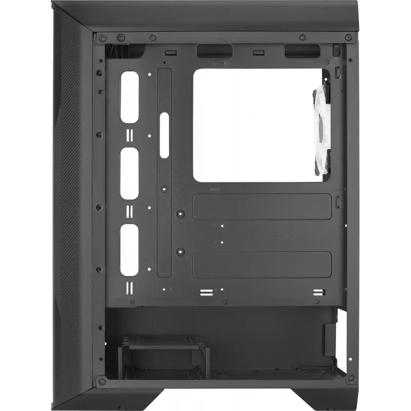 Aerocool Splinter Duo-G-BK-v1 case ATX Mid Tower, vetro temperato, nero