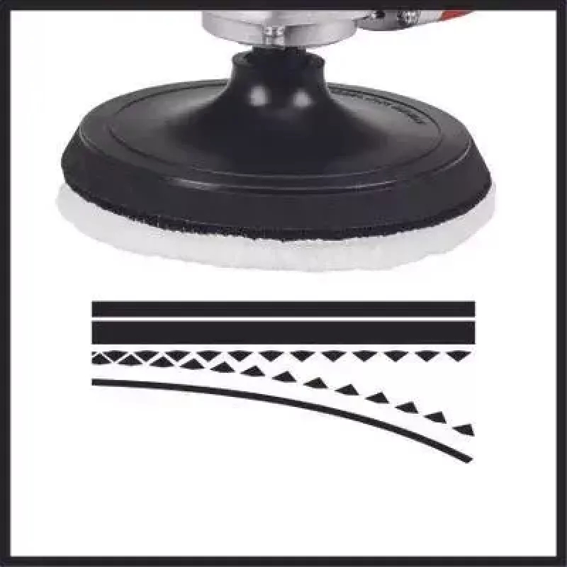 Einhell CC-PO 1100/150 E lucidatrice e levigatrice, 1100 W, 150 mm