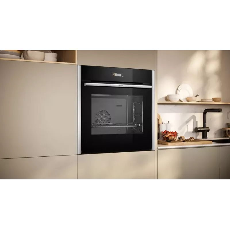 Neff N 70 B24CR31N0 Forno 71 L nero, acciaio inox