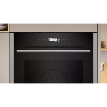 Neff N 70 B24CR71N0 Forno 71 L nero, acciaio inox