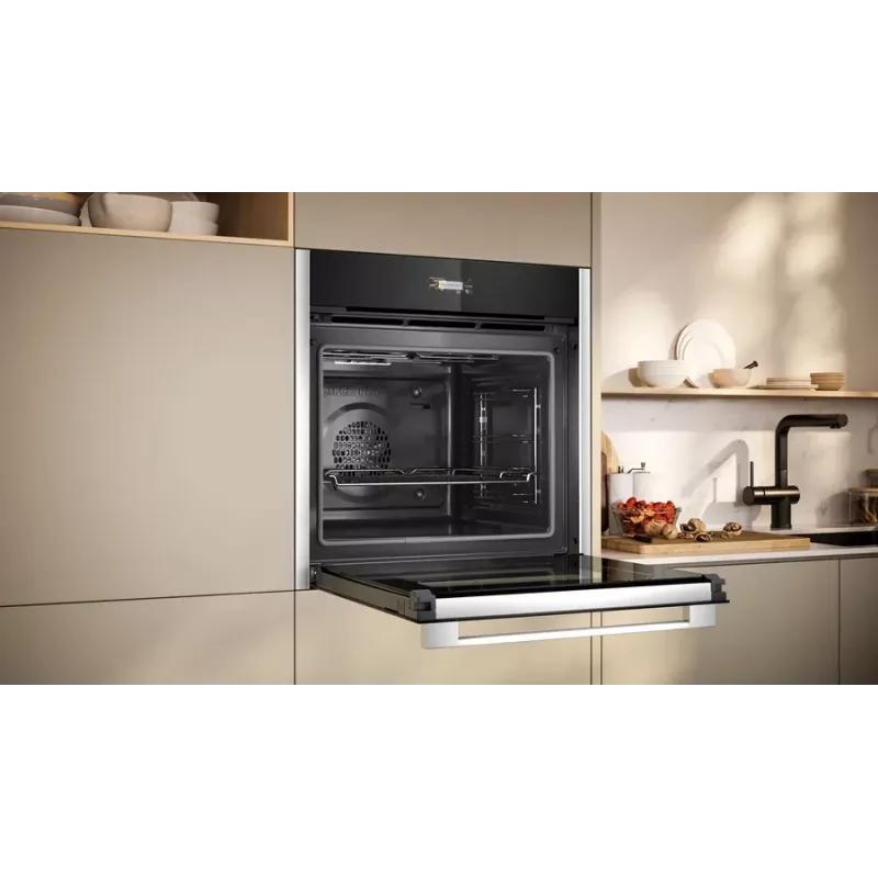 Neff N 70 B24CR71N0 Forno 71 L nero, acciaio inox