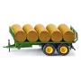 Modello camion/rimorchio Siku rimorchio per rotoballe 2891 verde