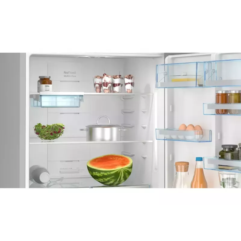 Bosch Serie 6 KGN76AXDR Frigo-congelatore combinato, libera installazione, 526 L, nero