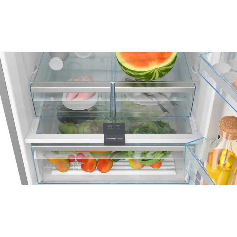 Bosch Serie 6 KGN76AXDR Frigo-congelatore combinato, libera installazione, 526 L, nero