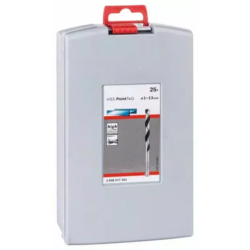 Set di punte elicoidali Bosch HSS PointTeQ 25 pz