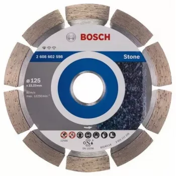 Bosch Standard for Stone disco da taglio diamantato, 125 x 22,23 mm, 2608602598