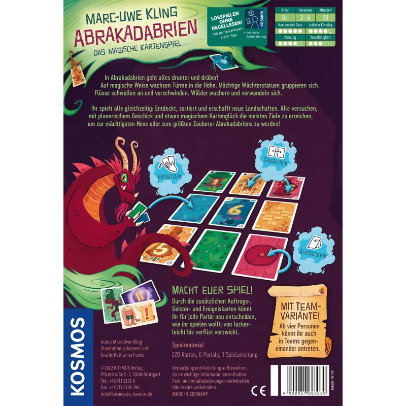 Gioco da tavolo/carte Kosmos 683030 Kartentausch