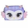 Purse Pets, Print Perfect Hoot Couture Owl, giocattolo interattivo e borsetta con oltre 30 suoni e reazioni, giocattolo per bambine dai 5 anni