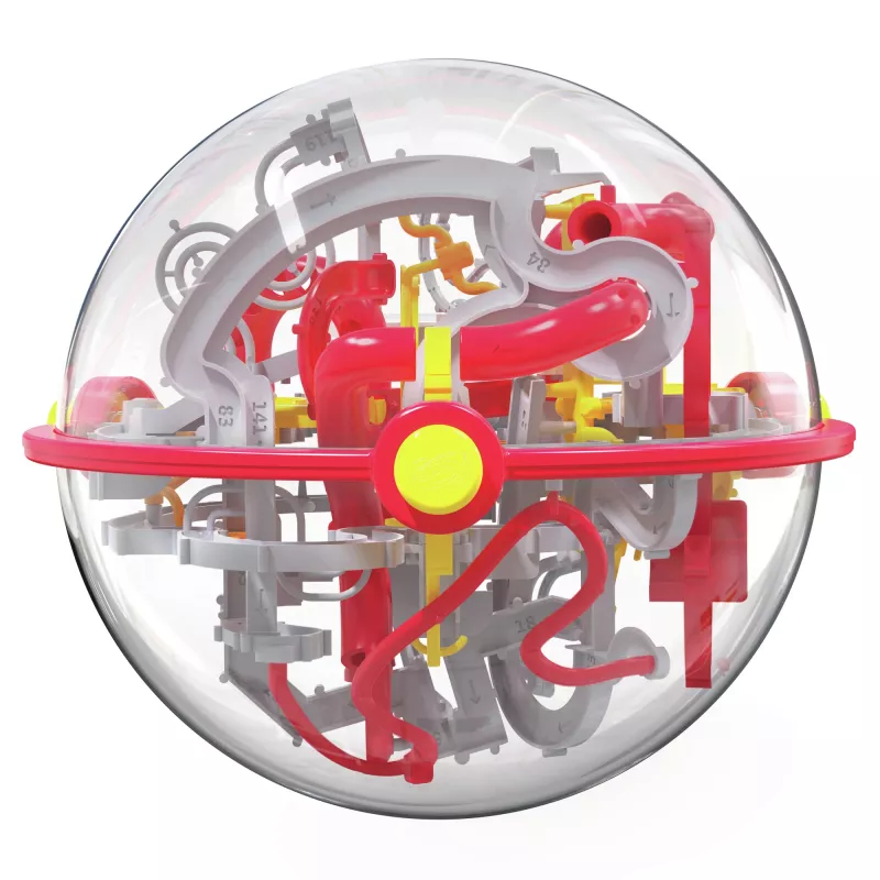 Giochi Perplexus Portal, labirinto sfera puzzle 3D, giocattolo antistress, sfera puzzle da viaggio per bambini con 150 ostacoli, per adulti e bambini dagli 8 anni
