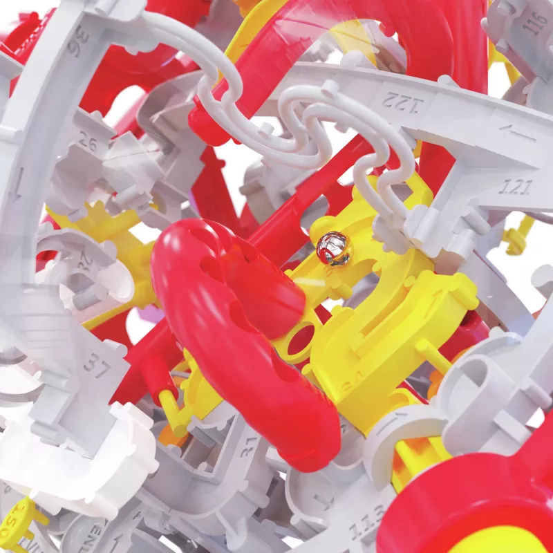 Giochi Perplexus Portal, labirinto sfera puzzle 3D, giocattolo antistress, sfera puzzle da viaggio per bambini con 150 ostacoli, per adulti e bambini dagli 8 anni
