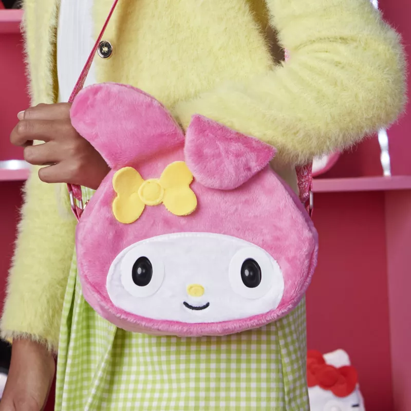 Purse Pets, Sanrio Hello Kitty and Friends, My Melody animale domestico giocattolo interattivo e borsetta con oltre 30 suoni e reazioni, giocattolo per bambine