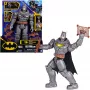 DC Comics, Battle Strike Batman action figure 12 pollici, 5 accessori, oltre 20 suoni, giocattolo da collezione per bambini e bambine dai 3 anni