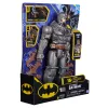 Spin Master Batman 30 cm Deluxe action figure con funzione colpo e lancio, 5 accessori, effetti luminosi e sonori, da 4 anni