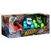 Monster Jam, Charged Beasts Set, ufficiale, Dragon, Octon8er, Jurassic Attack, monster truck in pressofusione scala 1:64, giocattolo per bambini e bambine dai 3 anni