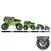 Monster Jam, Charged Beasts Set, ufficiale, Dragon, Octon8er, Jurassic Attack, monster truck in pressofusione scala 1:64, giocattolo per bambini e bambine dai 3 anni