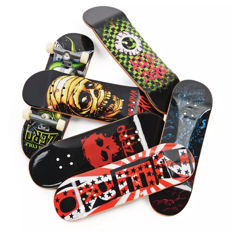 Tech Deck, Sk8shop Fingerboard Bonus Pack, mini skateboard da collezione e personalizzabili (stili possono variare)