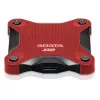 SSD esterno ADATA SD620 512 GB, USB 3.2 Gen 2 Micro-USB B, rosso, custodia in silicone