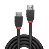 Cavo HDMI Lindy 0,5 m 8K60Hz Line nero connettore maschio su connettore maschio