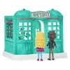 Wizarding World Harry Potter, Magical Minis negozio di dolciumi Honeydukes con 2 figure esclusive e 5 accessori, giocattolo per bambini da 6 anni
