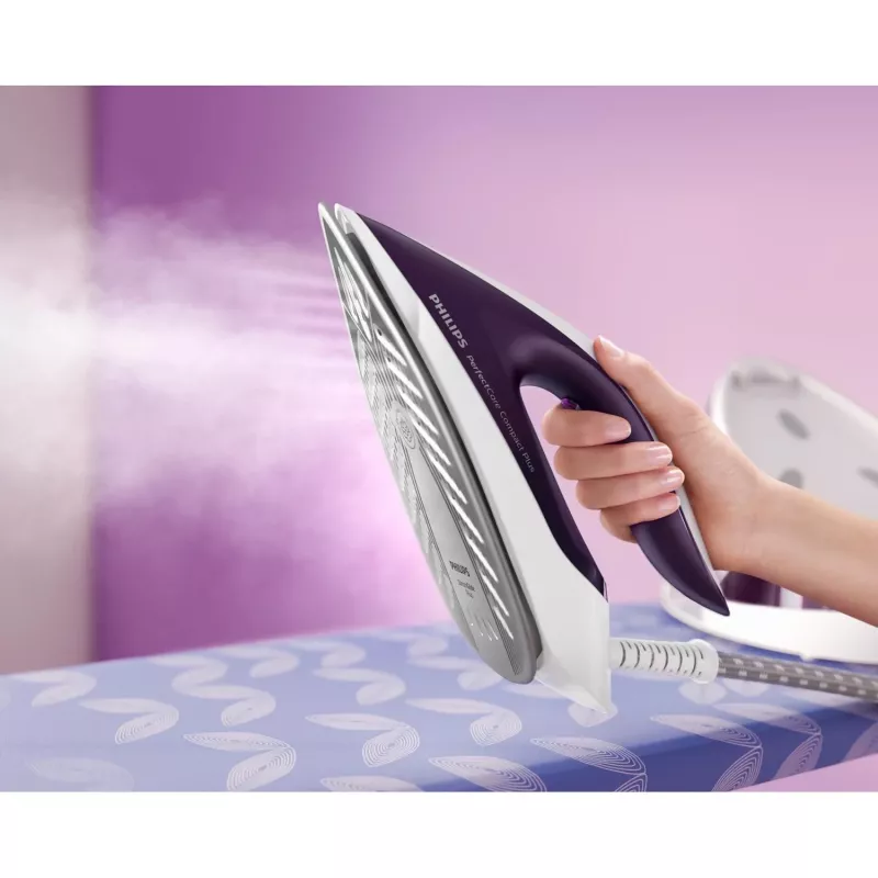 Centro stiro a vapore Philips GC7933/30 2400 W 1,5 L suola SteamGlide Plus viola