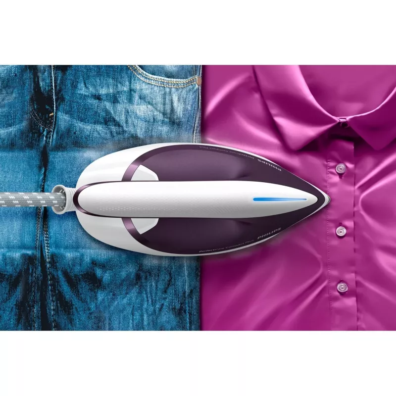 Centro stiro a vapore Philips GC7933/30 2400 W 1,5 L suola SteamGlide Plus viola