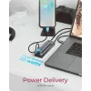 Hub USB icybox IB-HUB1450-C31 — 10 porte, USB 3.2
