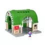 BRIO World 33649 stazione centrale con distributore automatico di biglietti, verde/grigio