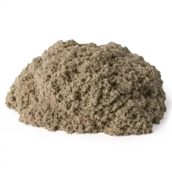 Kinetic Sand, 2 lb sabbia da gioco marrone, giocattolo sensoriale modellabile per bambini, sacchetto richiudibile (confezione può variare), per bambini dai 3 anni